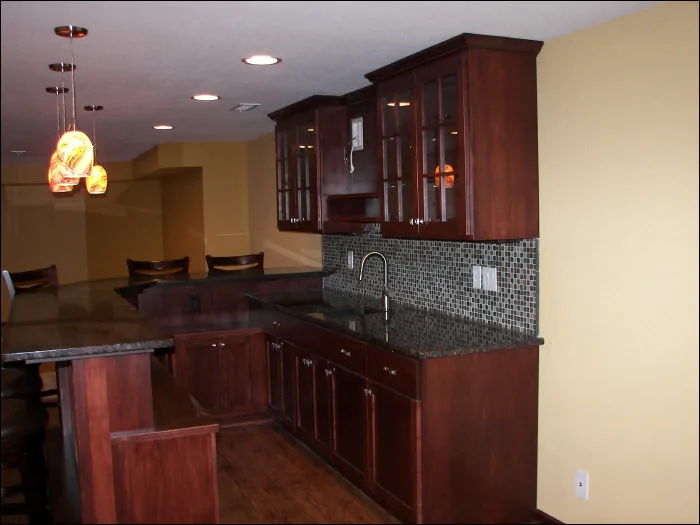 Colgate Basement Bar Remodel by Reality Construction
